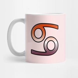 Cancer Lesbian Pride Symbol Mug